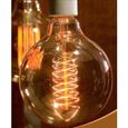 Lampe vintage bulb Edison E14 G45 Spirale-0