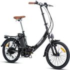 MOMABIKES MOMA BIKES - Vélo électrique VAE pliant de ville - E -20.2" - Aluminium - SHIMANO 7 Vitessses - Batterie Ion Lithium - 36V - 16Ah
