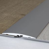 PROVISTON Barre de seuil 60 x 4 x 1000 mm Profilé métallique de haute qualité aluminium argenté