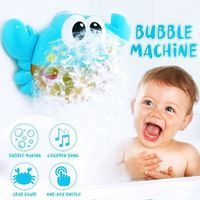 Crabe Machine à Bulles pour Bébés Enfant Baignoire douche Jouet de Bain avec Musique