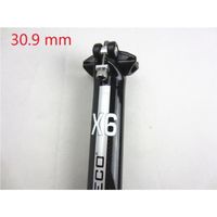 Accessoire vélo,Tige de selle en carbone pour vélo de route et vtt, 27.2-30.9-31.6mm, pièces de cyclisme - Type silver 30.9 mm