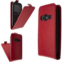 Housse à clapet Doro 1360 / 1361 / 1362 en rouge, Etui de protection pour smartphone