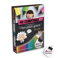 40 comptines avec fiches éducatives pour petits génies ( 2CD + Livret) 