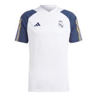 Nouveau Maillot Officiel D'Entrainement Homme Adidas Real de Madrid Blanc Saison 2023-2024