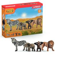 Figurines les animaux d'Afrique, jouets pour enfants dès 3 ans - schleich 42387 Wild life