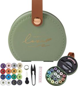 Kit De Couture Portable 87 Pièces : Fil, Aiguilles, Ciseaux - Parfait Pour Voyage, Débutants & Dépannage
