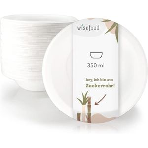 BOL Wisefood Lot De 200 Bols À Soupe Jetables En Bagas