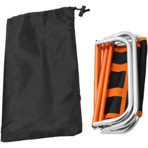 CHAISE DE CAMPING Tabouret Pliable - Accessoires De Grillade - Chaises Pliantes Portables - Camping - Orange
