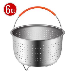 Paniers Cuit-Vapeur avec Poign/ées Vapeur de Cuisson pour P/âtes et L/égumes Panier pour Casserole /Ø 20 cm Panier /à Vapeur en Acier Inoxydable Space Home