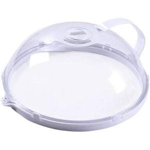 couvercle de plat pour micro-ondes avec ouverture de vapeur Cloche magnétique pour micro-ondes pour éviter les éclaboussures 30 cm