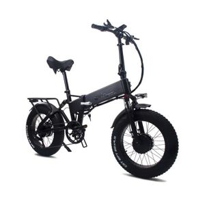 VÉLO ASSISTANCE ÉLEC Vélo électrique Pliable RX20 MAX Vélos à Assistance,Batterie 48V17AH VEA 750W Double moteur gros pneu VTT Shimano-7 vitesses