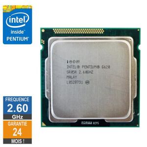 PROCESSEUR Processeur Intel Pentium G G620 2.60GHz SR05R FCLG