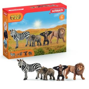 FIGURINE - PERSONNAGE Figurines les animaux d'Afrique, jouets pour enfants dès 3 ans - schleich 42387 Wild life