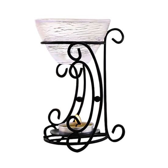 Petite Lampe De Parfum De Nuit En Céramique Chaude Fournaise à L'huile D'essence , Poêle D'aromathérapie D'encens De Bureau Mignon Pour Hôtel De