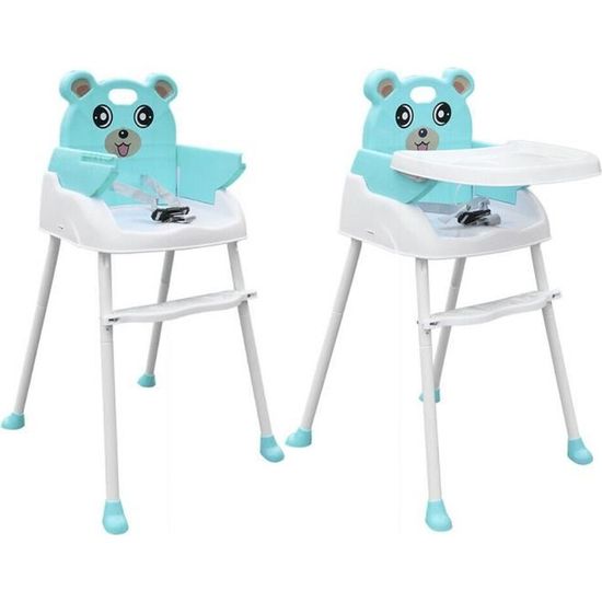 Chaises hautes pliables pour bébé alimentant le siège de la table à manger chaise haute réglable pour enfant