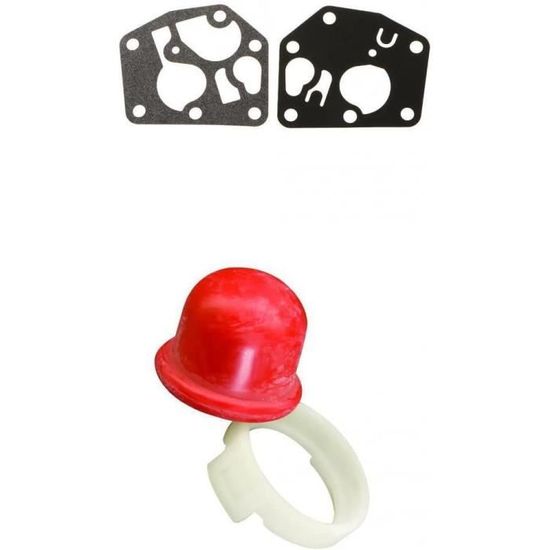 Pompe d'amorçage en plastique silicone 23 x 20 mm Poire d'amorçage de carburateur pour tondeuse à gazon Briggs & Stratton 694394 494408