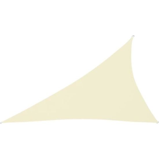 Voile D'Ombrage Triangulaire VidaXL 2.5x2.5x3.5m - Tissu Oxford Imperméable UV - Pour Terrasse, Jardin, Balcon