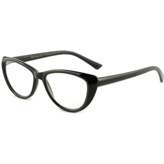 Lunette Loupes femme Ilda Noire +1,5 Dioptrie, lunette de lecture ovale classe et tendance collection New Time