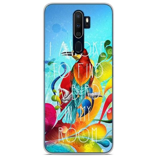 Custodia MYCASEFC Angel Di Maria Per Oppo A9 2020 | Cover Calcio In Silicone TPU Stampata In Francia