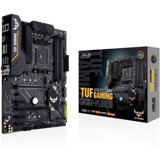 ASUS - Carte mère TUF B450-PLUS II Gaming
