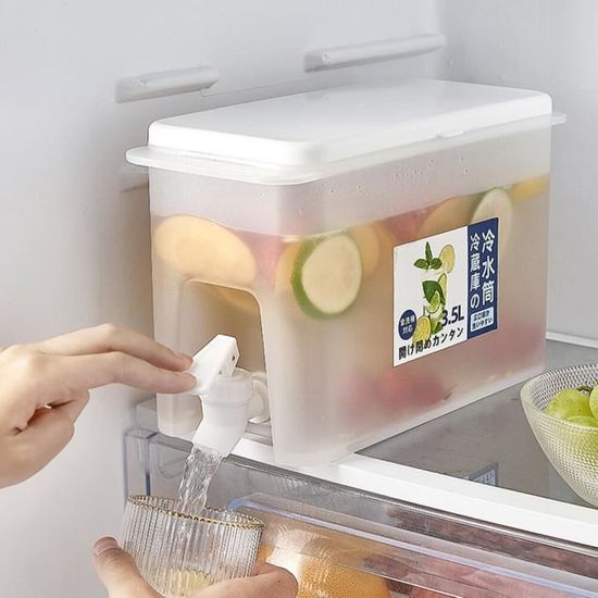 Bouilloire froide avec robinet, grande capacité, réfrigérateur, théière à fruits, seau à glace, distributeu ATTRAPE-REVES -