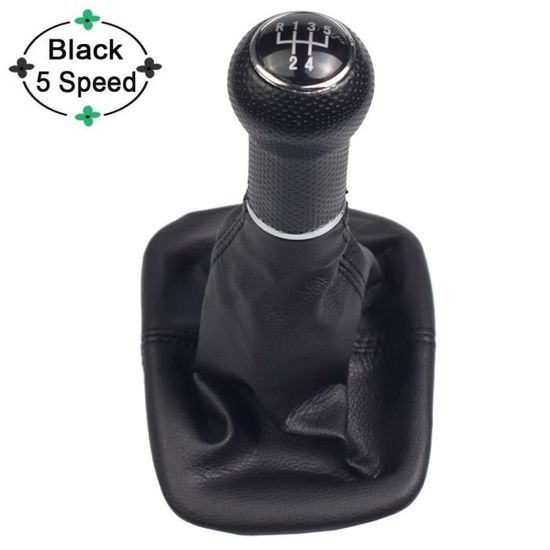 4 Joints Levier Vitesses Pour Ford Fiesta/Focus - Compatible 4S6P7412AA - Noir ABS