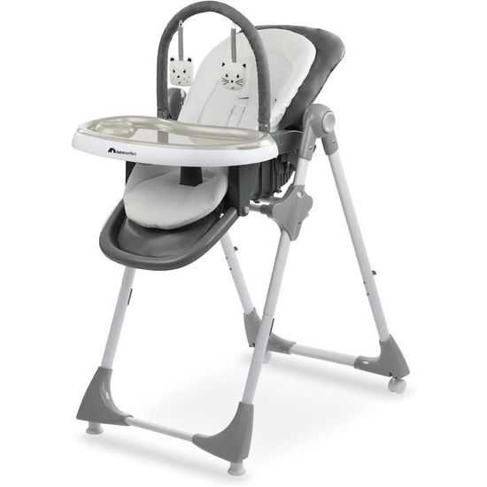 Chaise Haute Bébé 6 En 1 Évolutive LIFEZEAL | Convertible En Table Et Chaise, Avec Plateau Réglable | Pour 6 à 36 Mois