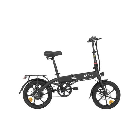 DYU A1FPro 250W moteurs vélo électrique 7.5AH batterie électrique 16 "pouces gros pneu  E-Bike MINI VTT Pliage
