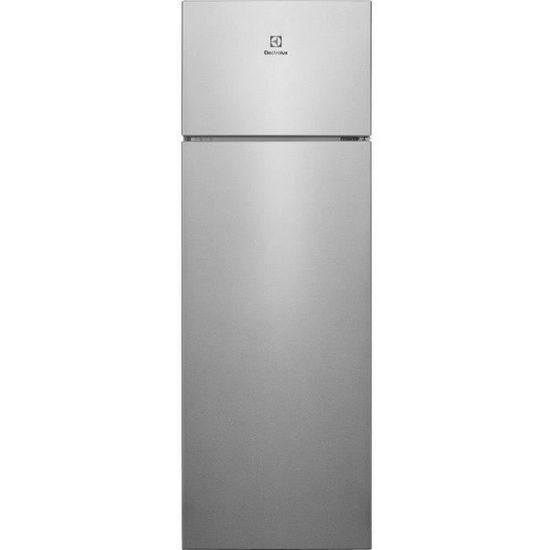 ELECTROLUX LTB1AF28U0 - Réfrigérateur congélateur haut - 281L (240+41) - Froid statique - L55,1cm x H 161cm - Inox