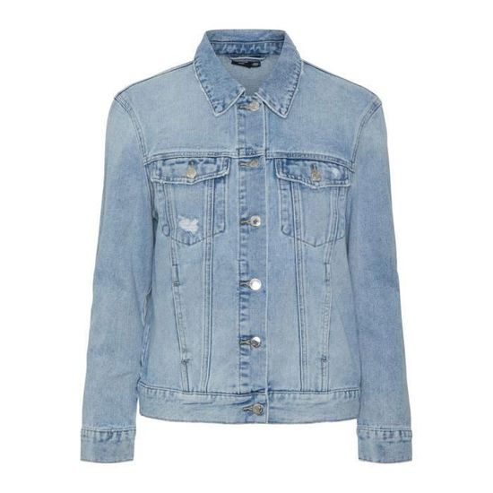 Veste en jean femme Vero Moda Zorica - light blue denim - L