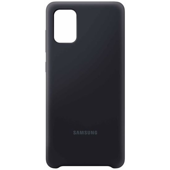 Coque Silicone Samsung A71 Noir