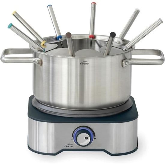 Lot De 8 Fourchettes à Fondue Fromage Chocolat - Acier Inoxydable Avec Poignée Chaleur