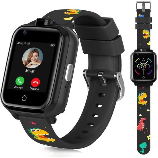 ESTINK Montre intelligente pour enfants 4G Kids Smart Watch Fonction d
