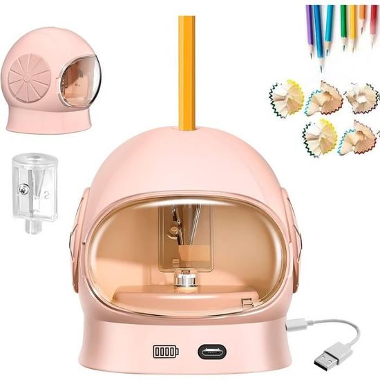 Taille-crayon électrique - EJ.LIFE - Automatique - Rechargeable USB