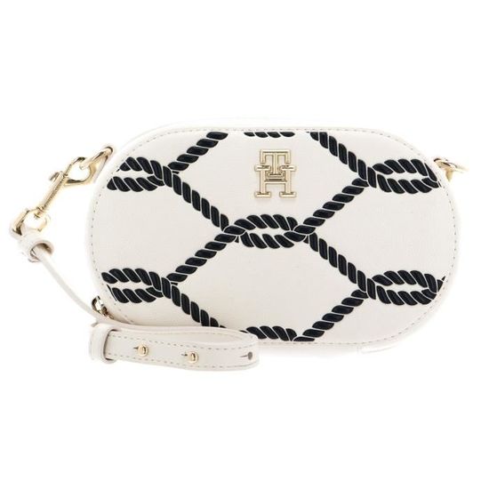 TOMMY HILFIGER TH Timeless Camera Bag Rope Weathered White [216200] -  sac à épaule bandoulière sacoche