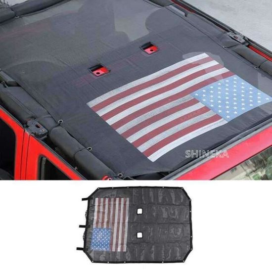 Pare-soleil Maille UV Pour Jeep Wrangler TJ/YJ | Protection Anti-UV Et Anti-débris