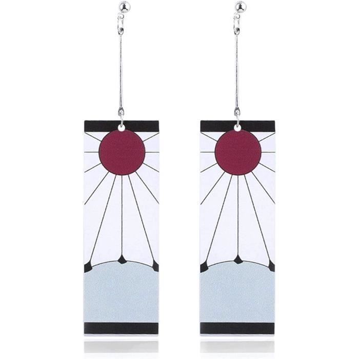 Demon Slayer Earrings Kimetsu No Yaiba Boucles d