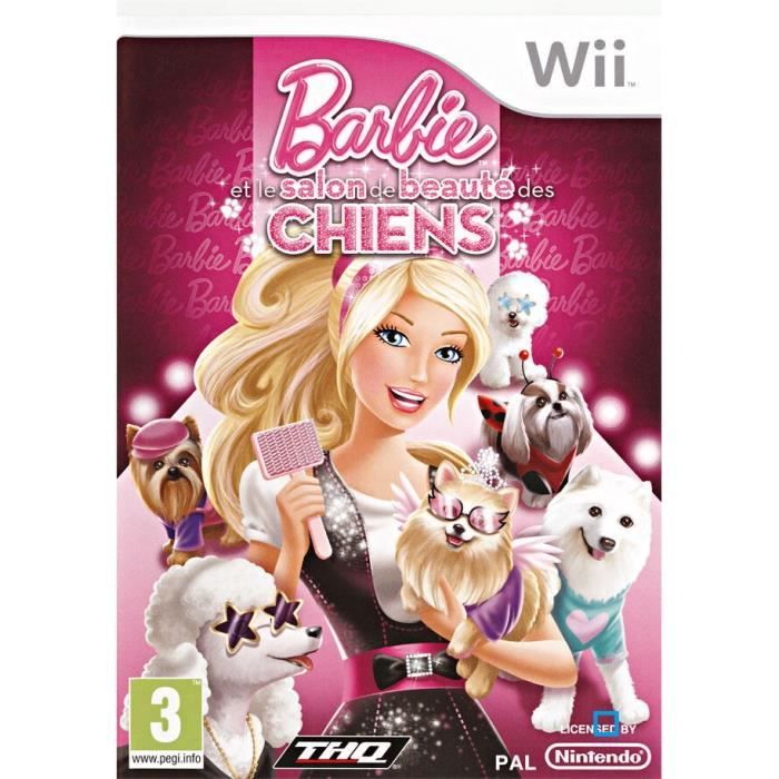 BARBIE SALON BEAUTE CHIENS / Jeu Wii