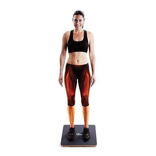 66Fit Planche d'équilibre à bascule en bois - Surface en PVC - 50cm - BP-A80206PV_50 cm