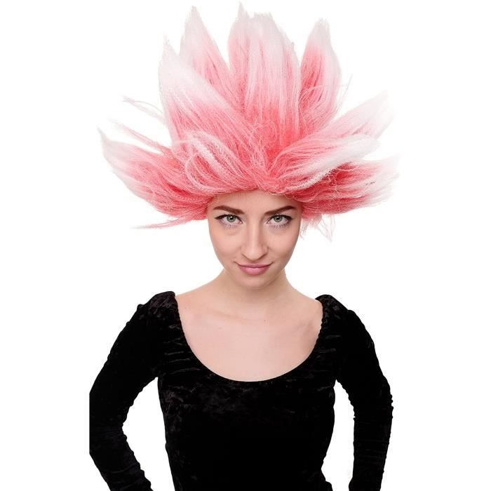 Perruques et postiches pour adultes WIG ME UP ® - Perruque Carnaval Dragonball démon Loki Diable Scientifique Fou Rouge 70497