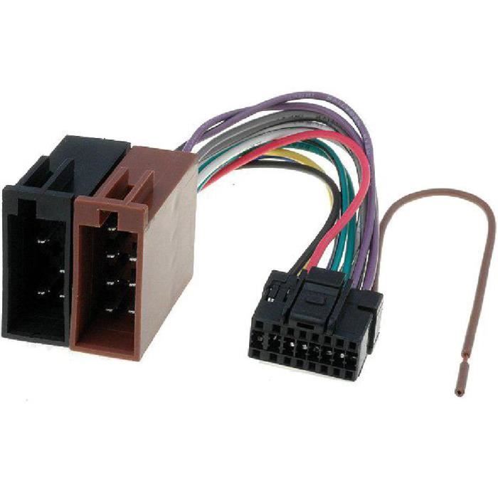 Cable Autoradio Sony 16PIN Vers ISO - connecteur 2