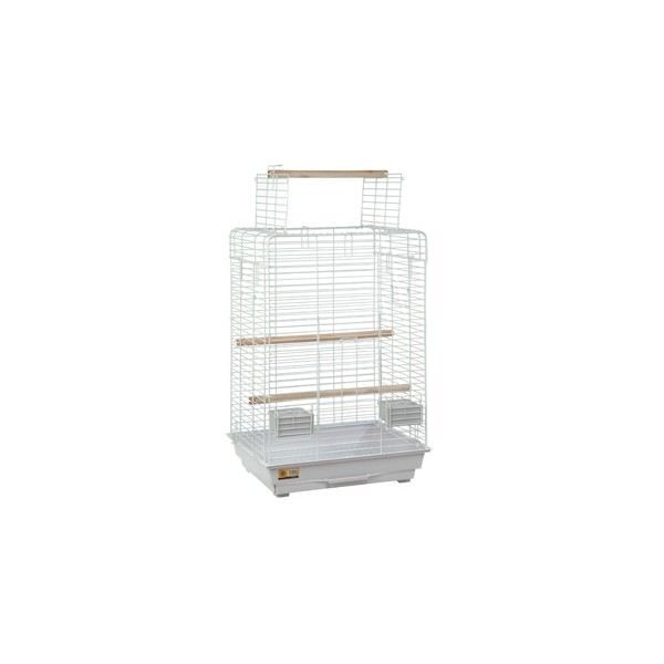 CAGE GRANDE PERROQUET BATAM BLANC