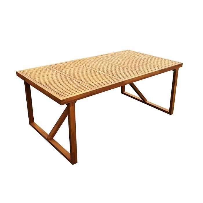 INTERBUILD Stockholm 6 Table De Personne - Table à Manger - 5 pi 11 po, Table de Patio extérieure