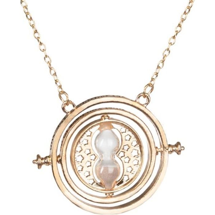 Collier Retourneur de temps Hermione - Harry Potter pour femme ▶ Gryffondor, Magiciens, Films et Cinéma, Poudlard