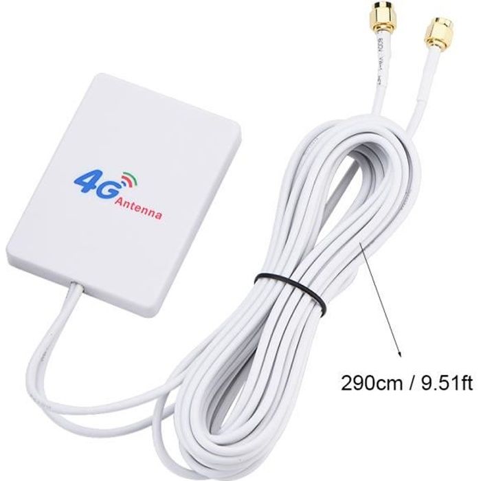 28dbi antenne d'amplificateur de Signal 4G 3G LTE à gain élevé pour routeur Mobile pour HuaWei E398 SMA mâle -YES