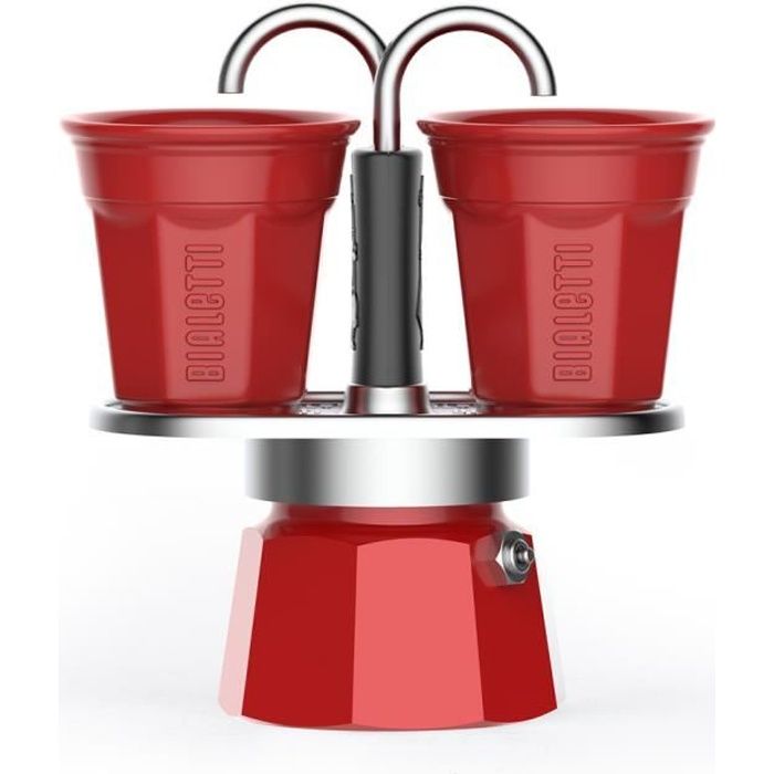 Set mini Express 2 tasses rouge - Bialetti 61 Rouge