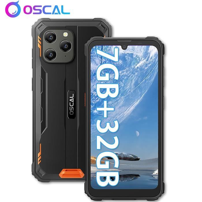 Smartphone Blackview BV6600E 4Go+32Go 5.7Pouces IP68 Etanche Android 11.0 Caméra 13MP+5MP 4G NFC - Orange