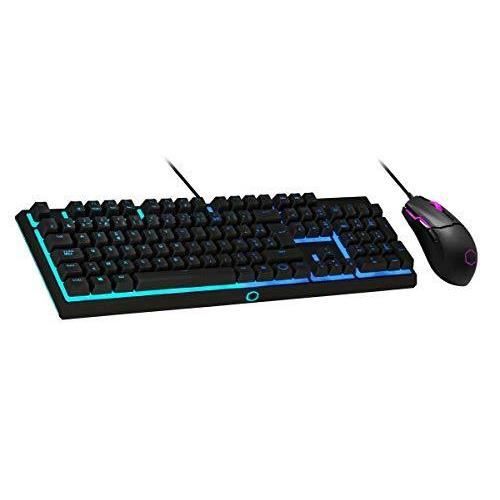 Cooler Master MS110 RGB Clavier & Souris Gaming Combo Switches Linéraires Mem Canique, Anti Ghosting 26 Touches, Contrôles