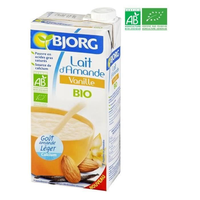 BJORG Lait d'Amande Vanille Bio 1l