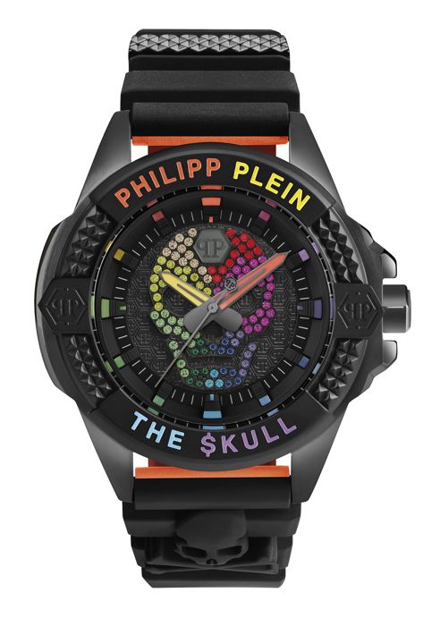 Philipp Plein - Montre Mixte - Quartz - Analogique - Bracelet Silicone Noir - PWAAA1121